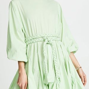 RHODE Light Green Mini Dress